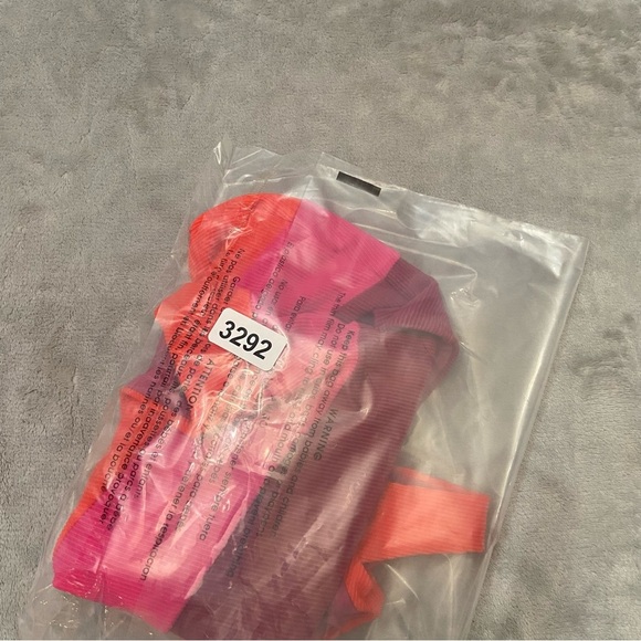 New! Beach Riot Joyce swimsuit be mine colorblock 3292 - Picture 7 of 7